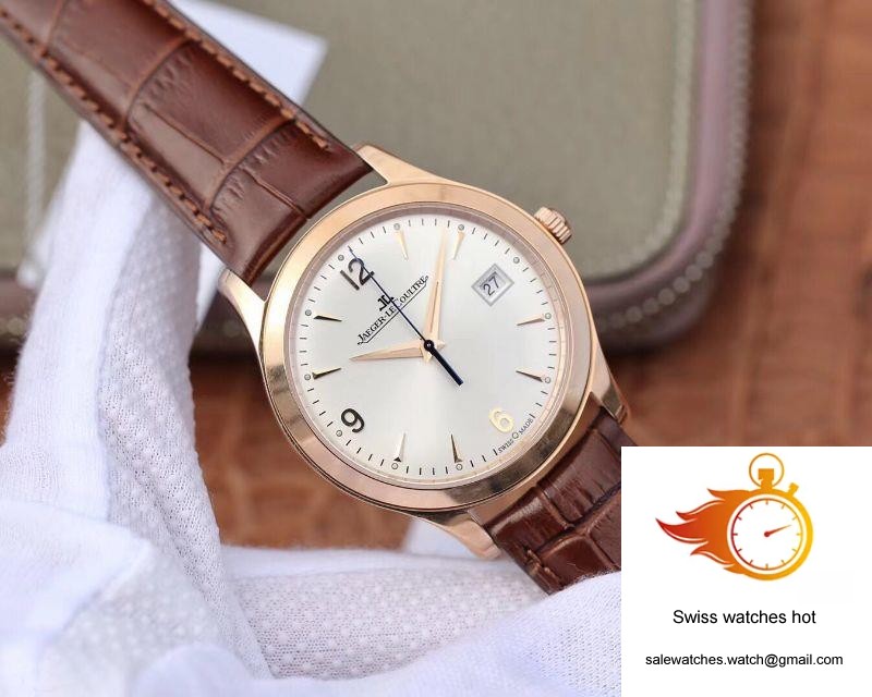 Jaeger LeCoultre Master Control Date Q1542520 ZF Factory 18K Rose Gold White Dial 2 Jaeger LeCoultre Master Control Date Q1542520 ZF Factory 18K Rose Gold White Dial 2
