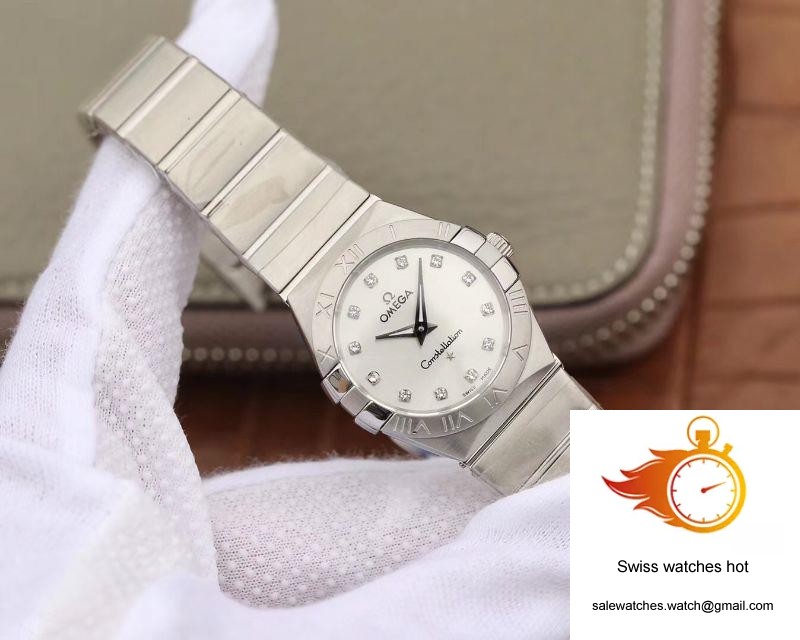Omega Constellation Ladies 123.10.27.60.55.001 TW Factory Silver Dial 2 Omega Constellation Ladies 123.10.27.60.55.001 TW Factory Silver Dial 2