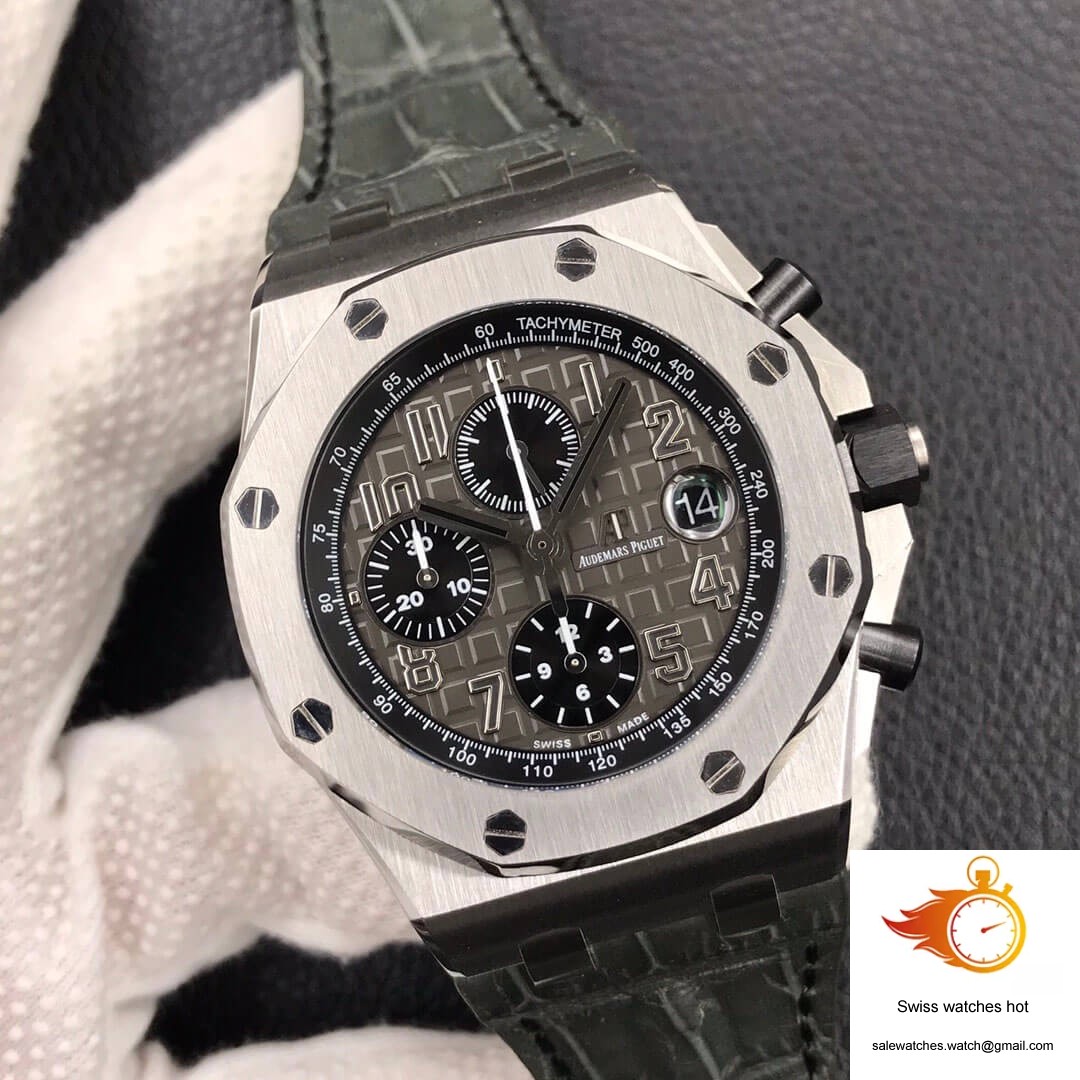 Audemars Piguet Royal Oak Offshore 26470ST.OO.A104CR.01 JF Factory Dark Grey Dial 2 Audemars Piguet Royal Oak Offshore 26470ST.OO.A104CR.01 JF Factory Dark Grey Dial 2