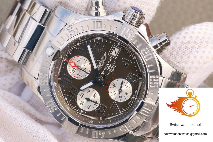 Breitling Avenger II A1338111/F564/170A GF Factory Bituminous Coal Color Dial 2 Breitling Avenger II A1338111/F564/170A GF Factory Bituminous Coal Color Dial 2