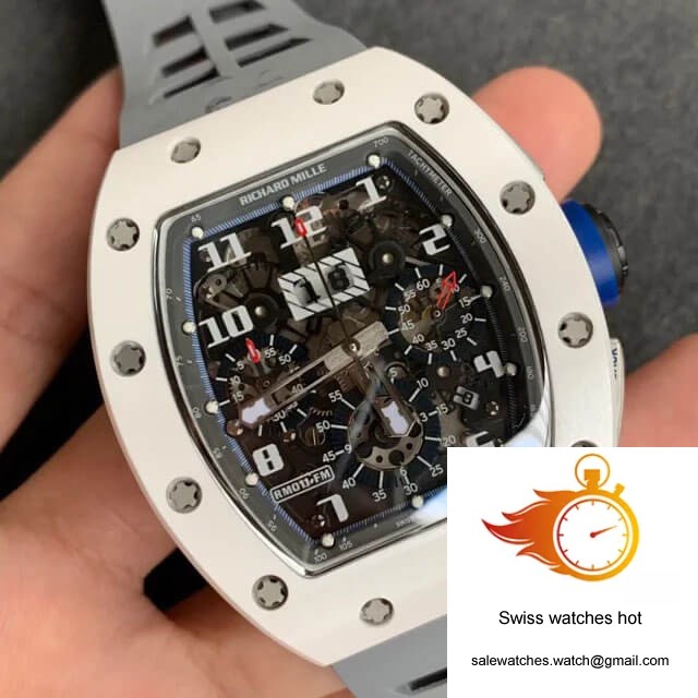 Richard Mille RM-011 KV Factory White Ceramic Case 2 Richard Mille RM-011 KV Factory White Ceramic Case 2