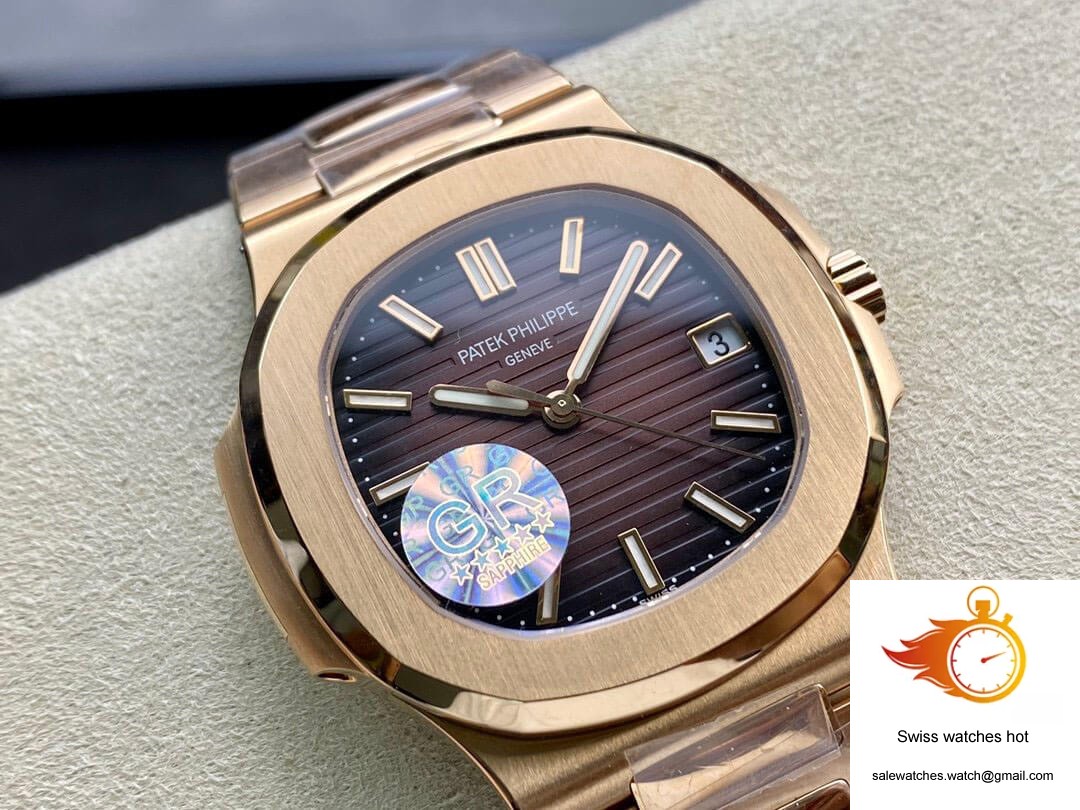 Patek Philippe Nautilus 5711/1R-001 GR Factory V2 Rose Gold Brown Gradient Dial 2 Patek Philippe Nautilus 5711/1R-001 GR Factory V2 Rose Gold Brown Gradient Dial 2