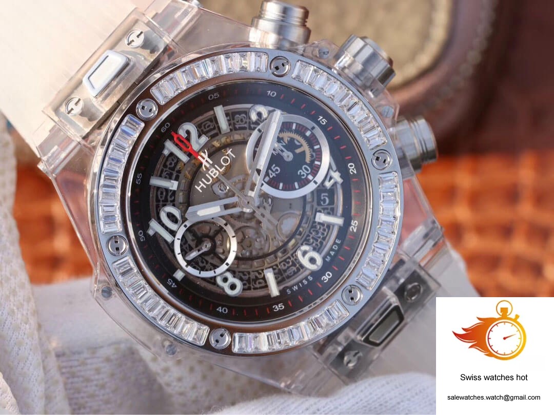 Hublot Big Bang 411.JX.4802.RT Diamond Bezel Hollow Dial 2 Hublot Big Bang 411.JX.4802.RT Diamond Bezel Hollow Dial 2