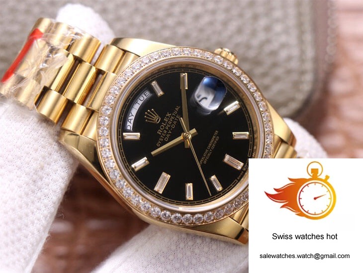 Rolex Day-Date M228348RBR-0001 EW Factory Yellow Gold Black Dial 2 Rolex Day-Date M228348RBR-0001 EW Factory Yellow Gold Black Dial 2