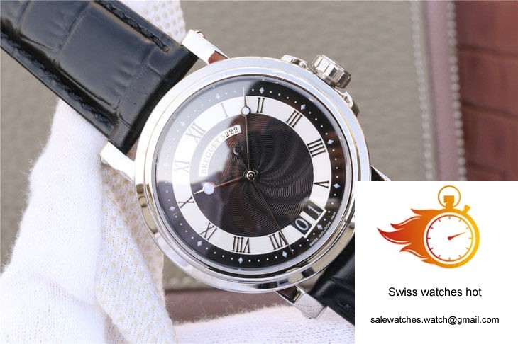 Breguet Marine 5817 Black Dial Cowhide Strap 2 Breguet Marine 5817 Black Dial Cowhide Strap 2