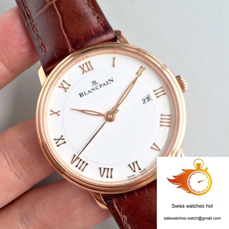 Blancpain Villeret 6651-3642-55B ZF Factory Rose Gold White Dial 2 Blancpain Villeret 6651-3642-55B ZF Factory Rose Gold White Dial 2