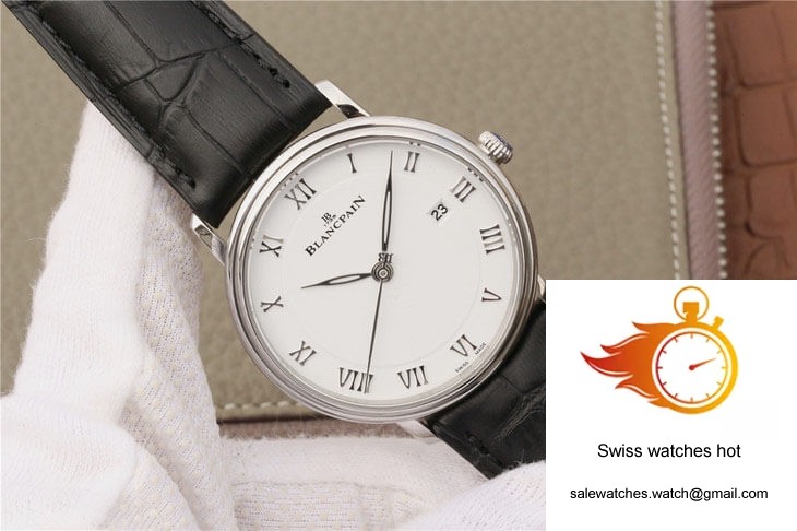Blancpain Villeret 6651-1127-55B ZF Factory White Dial 2 Blancpain Villeret 6651-1127-55B ZF Factory White Dial 2