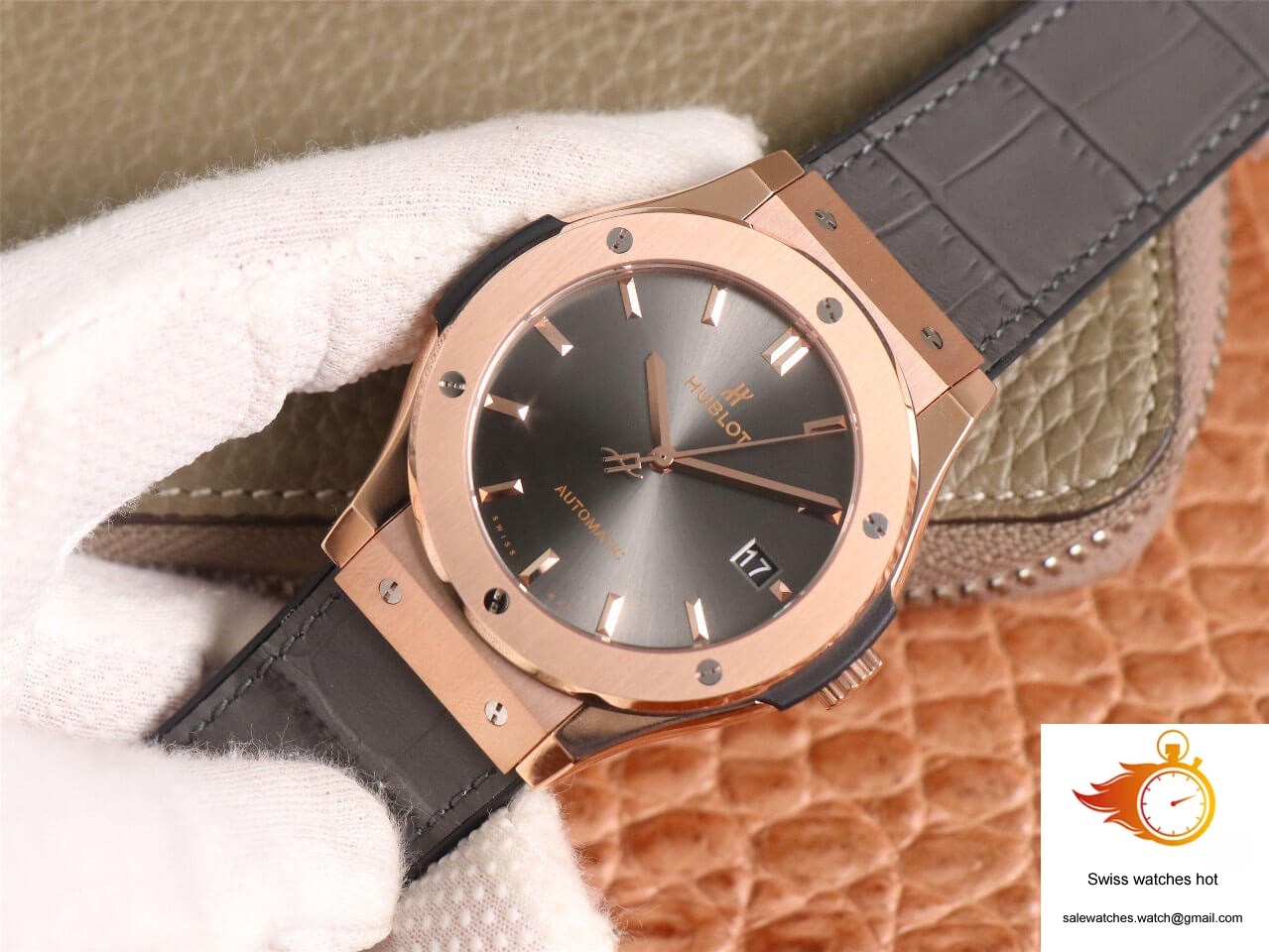 Hublot Classic Fusion 511.OX.7081.LR WWF Factory Rose Gold Dark Gray Dial 2 Hublot Classic Fusion 511.OX.7081.LR WWF Factory Rose Gold Dark Gray Dial 2