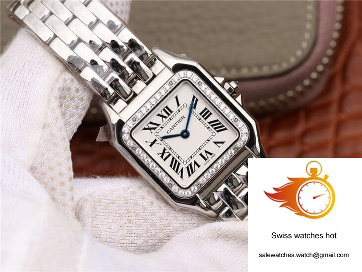 Cartier Panthere De Medium Ladies W4PN0008 GF Factory Silver Dial 2 Cartier Panthere De Medium Ladies W4PN0008 GF Factory Silver Dial 2
