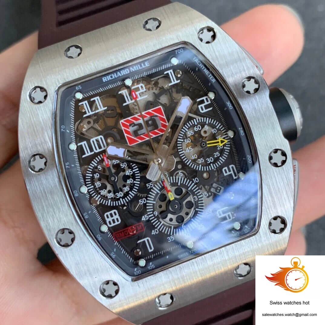 Richard Mille RM11 KV Factory Titanium Brown Strap 2 Richard Mille RM11 KV Factory Titanium Brown Strap 2