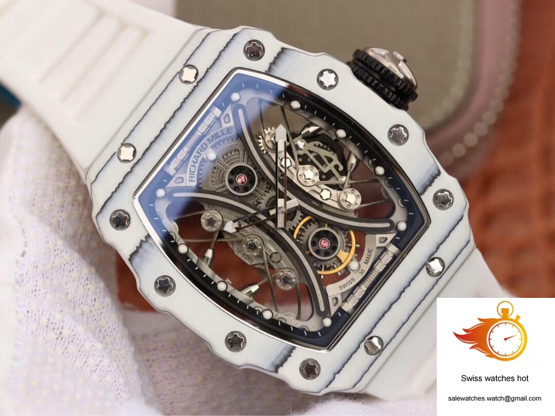 Richard Mille RM53-01 KV Factory White TPT Carbon Fiber Skeleton Dial 2 Richard Mille RM53-01 KV Factory White TPT Carbon Fiber Skeleton Dial 2
