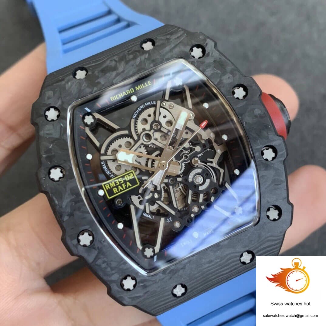 Richard Mille RM35-02 KV Factory V3 Carbon Fiber Shell Hollow Dial 2 Richard Mille RM35-02 KV Factory V3 Carbon Fiber Shell Hollow Dial 2