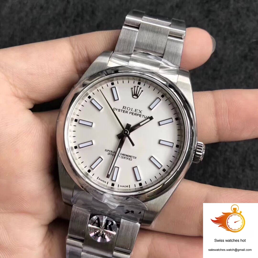 Rolex Oyster Perpetual 114300 39MM AR Factory White Dial 2 Rolex Oyster Perpetual 114300 39MM AR Factory White Dial 2