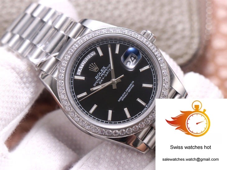 Rolex Day-Date M228349RBR-0002 EW Factory Black Dial 2 Rolex Day-Date M228349RBR-0002 EW Factory Black Dial 2