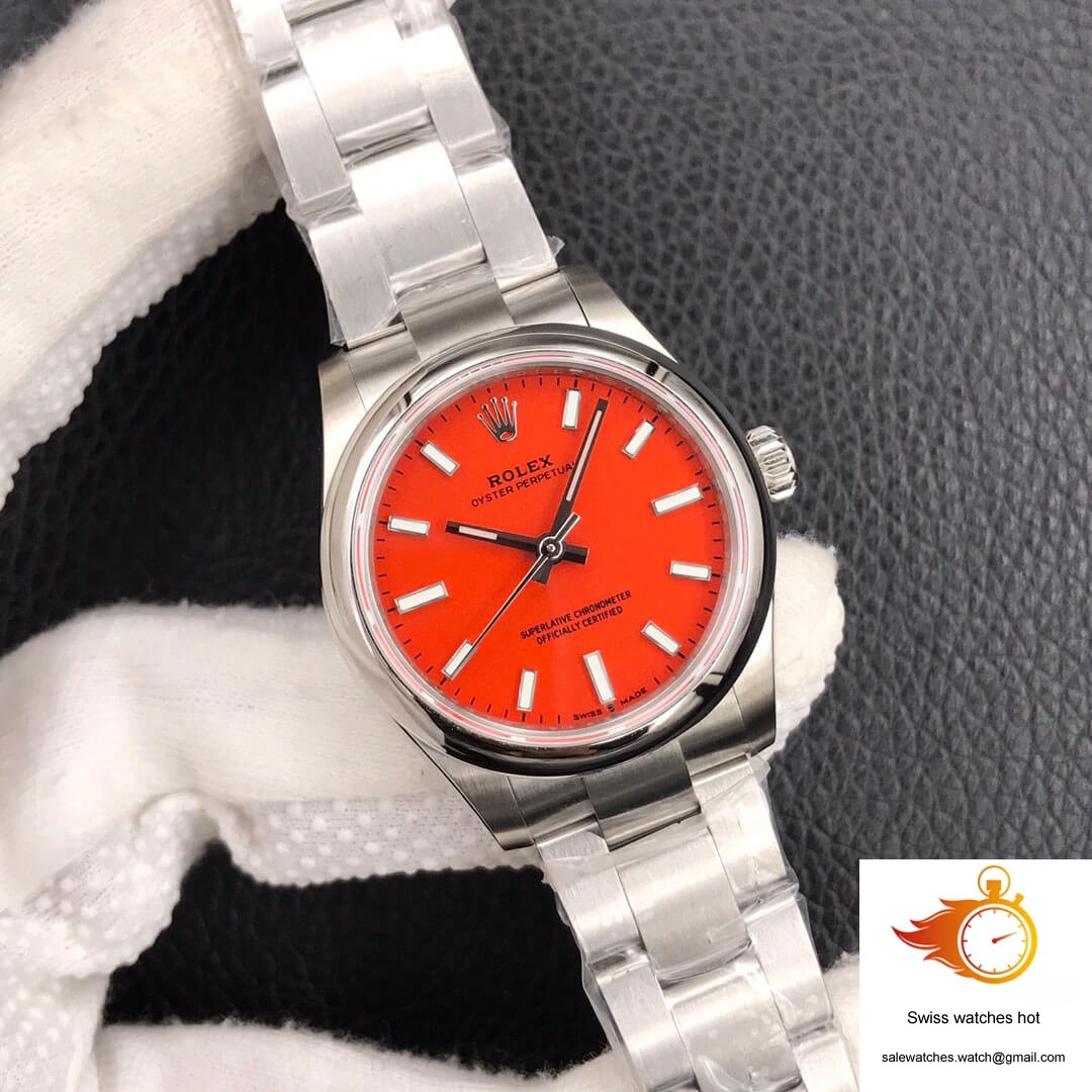 Rolex Oyster Perpetual M277200-0008 31MM EW Factory Coral Red Dial 2 Rolex Oyster Perpetual M277200-0008 31MM EW Factory Coral Red Dial 2