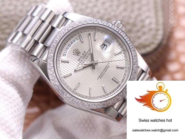 Rolex Day-Date M228349RBR-0007 EW Factory Silver Dial 2 Rolex Day-Date M228349RBR-0007 EW Factory Silver Dial 2