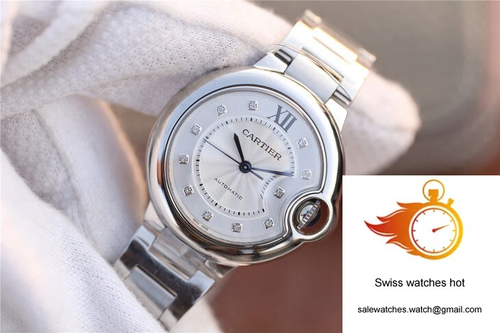 Ballon Bleu De Cartier WE902074 V6 Factory Diamond Silverr Dial 2 Ballon Bleu De Cartier WE902074 V6 Factory Diamond Silverr Dial 2