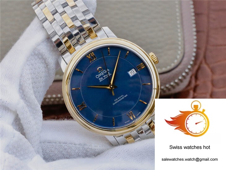 Omega De Ville 424.20.37.20.03.001 TW Factory Blue Dial 2 Omega De Ville 424.20.37.20.03.001 TW Factory Blue Dial 2