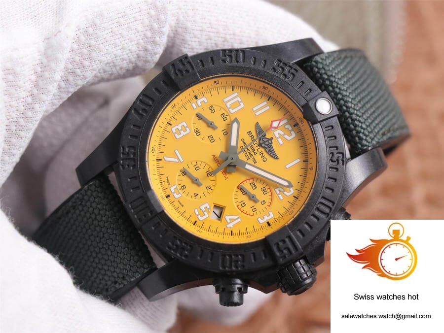 Breitling Avenger Hurricane 12H XB0180E41I1W1 GF Factory V2 Yellow Dial 2 Breitling Avenger Hurricane 12H XB0180E41I1W1 GF Factory V2 Yellow Dial 2