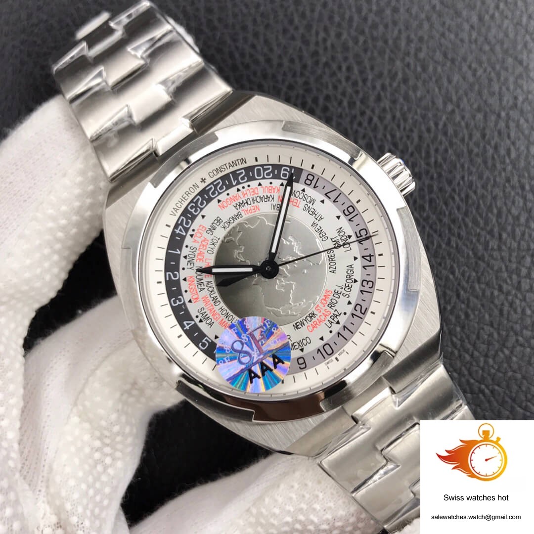 Vacheron Constantin Overseas 7700V/110A-B129 World Time 8F Factory Silver Gray Dial 2 Vacheron Constantin Overseas 7700V/110A-B129 World Time 8F Factory Silver Gray Dial 2