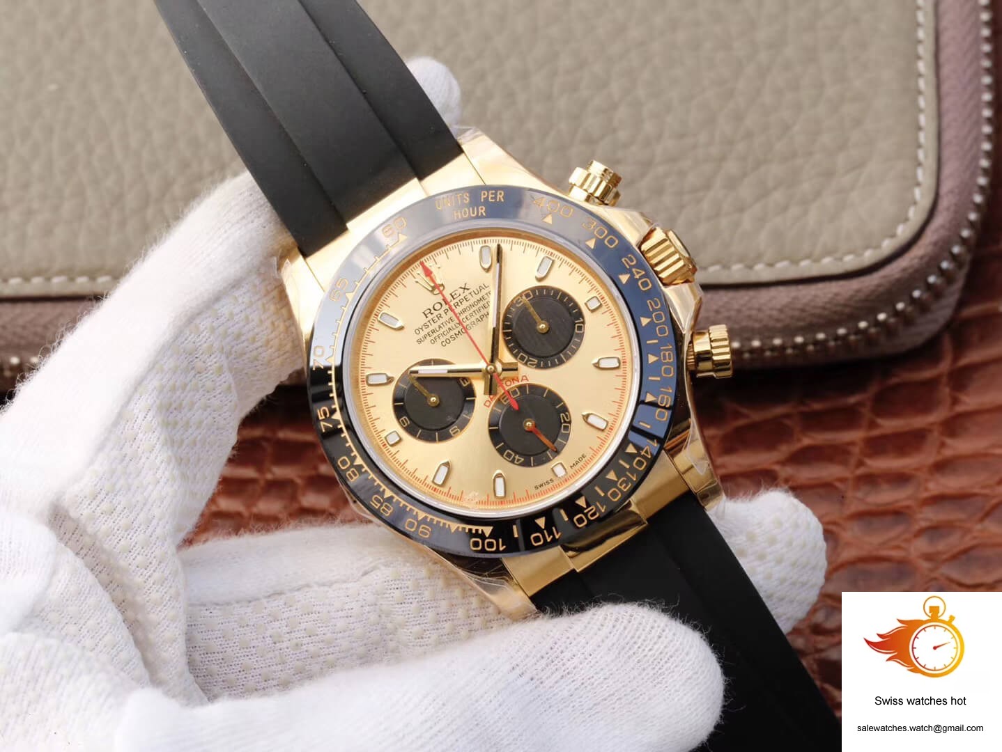 Rolex Daytona Cosmograph 116518ln JH Factory V6 Yellow Gold Black Chronograph 2 Rolex Daytona Cosmograph 116518ln JH Factory V6 Yellow Gold Black Chronograph 2