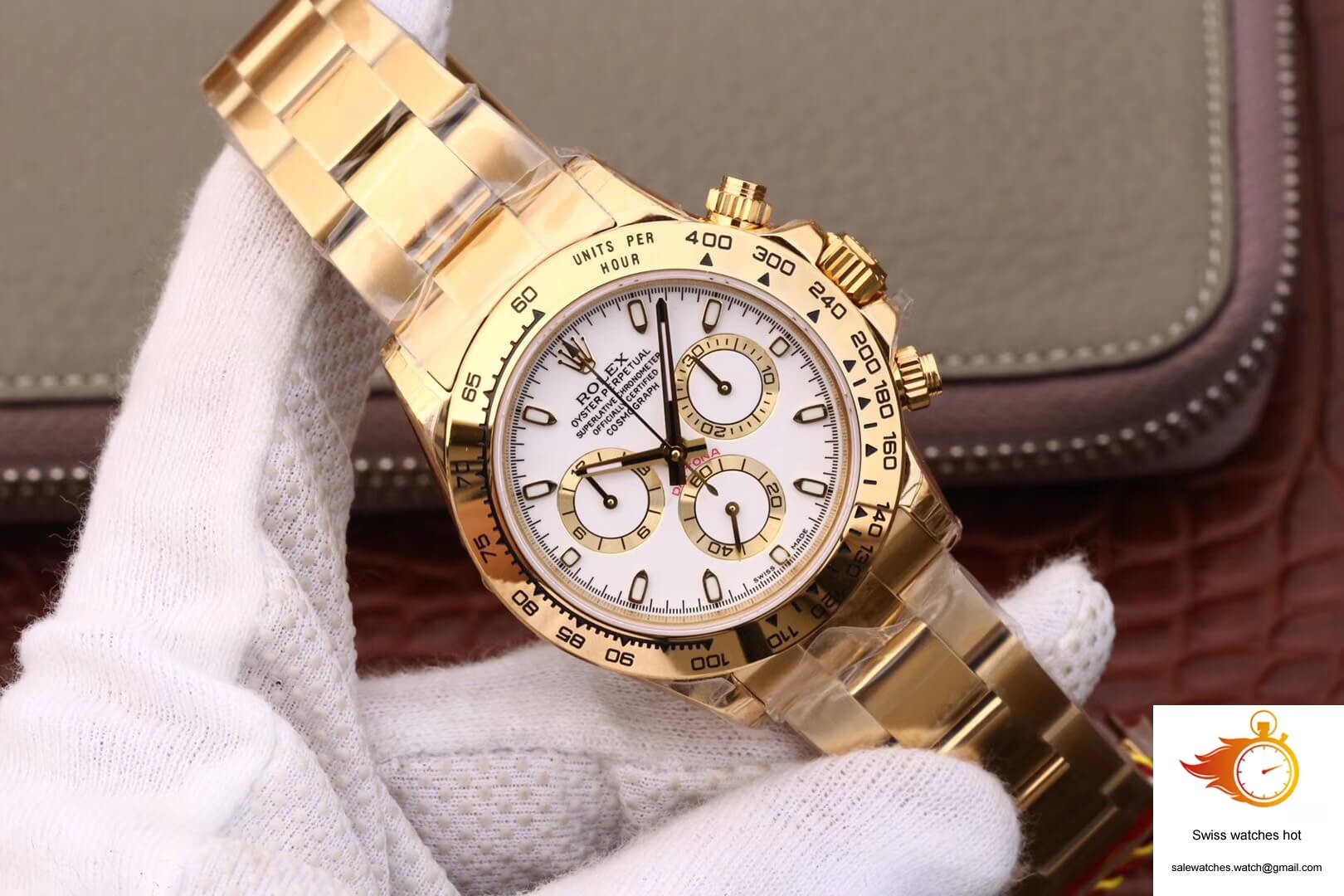 Rolex Daytona Cosmograph M116508-0001 JH Factory Yellow Gold White Dial 2 Rolex Daytona Cosmograph M116508-0001 JH Factory Yellow Gold White Dial 2