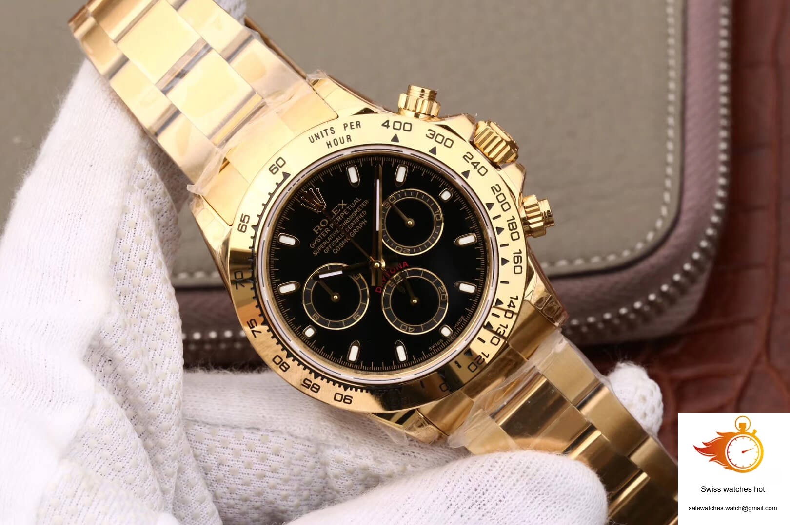 Rolex Daytona Cosmograph M116508-0004 JH Factory Yellow Gold Black Dial 2 Rolex Daytona Cosmograph M116508-0004 JH Factory Yellow Gold Black Dial 2