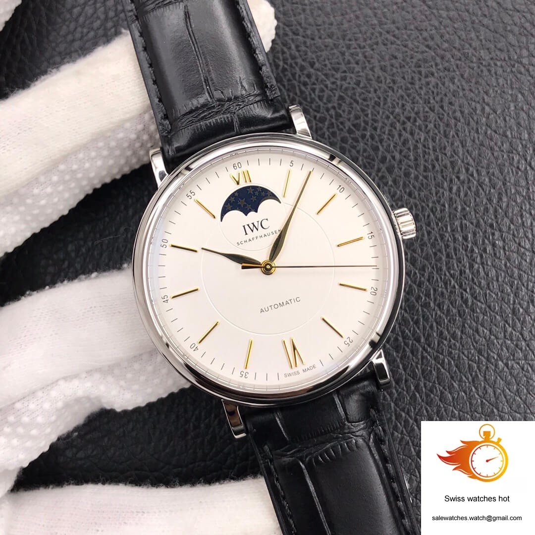 IWC Portofino Moon Phase IW459401 MKS Factory White Dial 2 IWC Portofino Moon Phase IW459401 MKS Factory White Dial 2