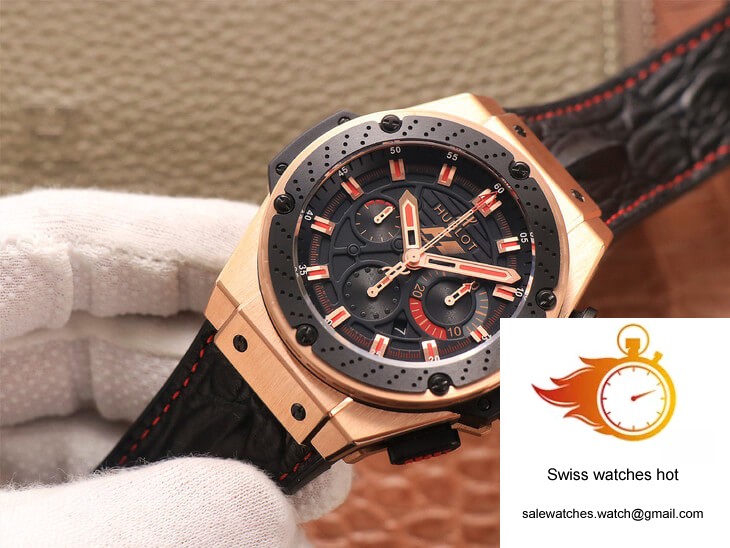 Hublot King Power Ferrari F1 V6 Factory Black Dial Rose Gold 2 Hublot King Power Ferrari F1 V6 Factory Black Dial Rose Gold 2