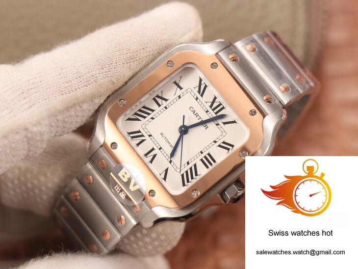 Cartier De Santos W2SA0007 BV Factory White Dial 2 Cartier De Santos W2SA0007 BV Factory White Dial 2