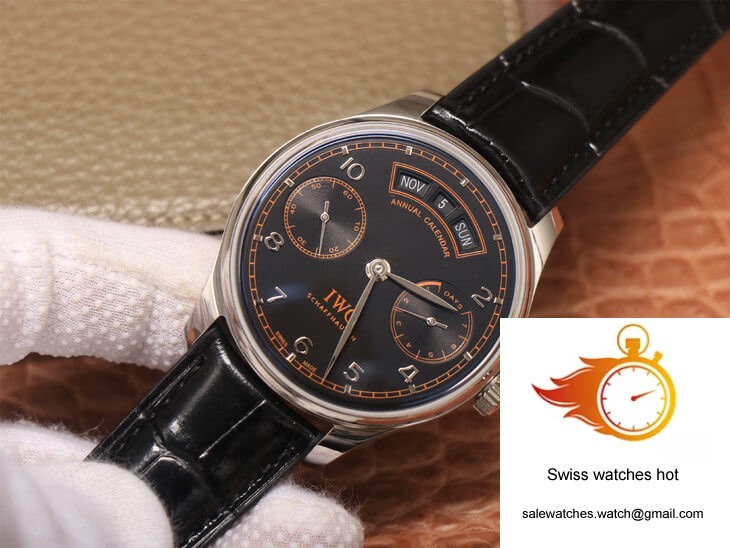 IWC Portugieser Pisa Version YL Factory Black Dial 2 IWC Portugieser Pisa Version YL Factory Black Dial 2