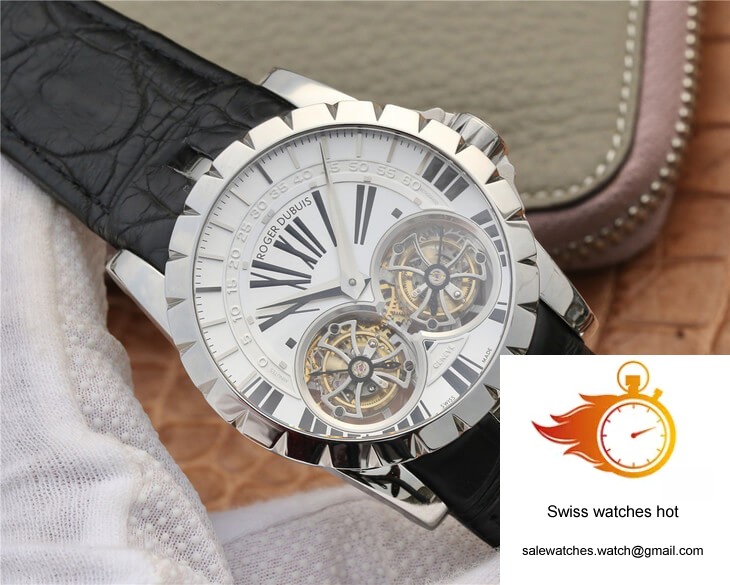 Roger Dubuis Excalibur RDDBEX0250 JB Factory Tourbillon White Dial 2 Roger Dubuis Excalibur RDDBEX0250 JB Factory Tourbillon White Dial 2