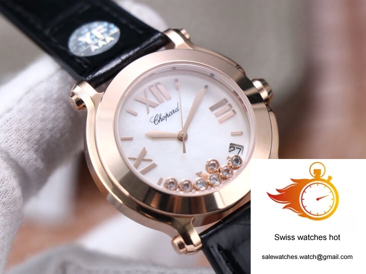Chopard Happy Sport 278492 YF Factory White Dial Rose Gold 2 Chopard Happy Sport 278492 YF Factory White Dial Rose Gold 2