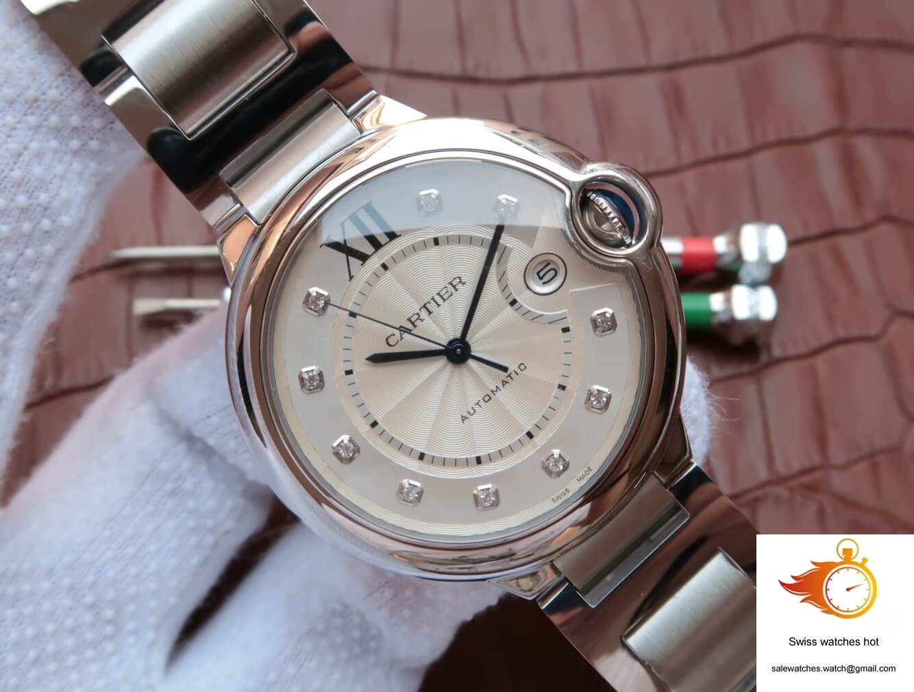 Ballon Bleu De Cartier WE902075 JF Factory Silver Dial 2 Ballon Bleu De Cartier WE902075 JF Factory Silver Dial 2