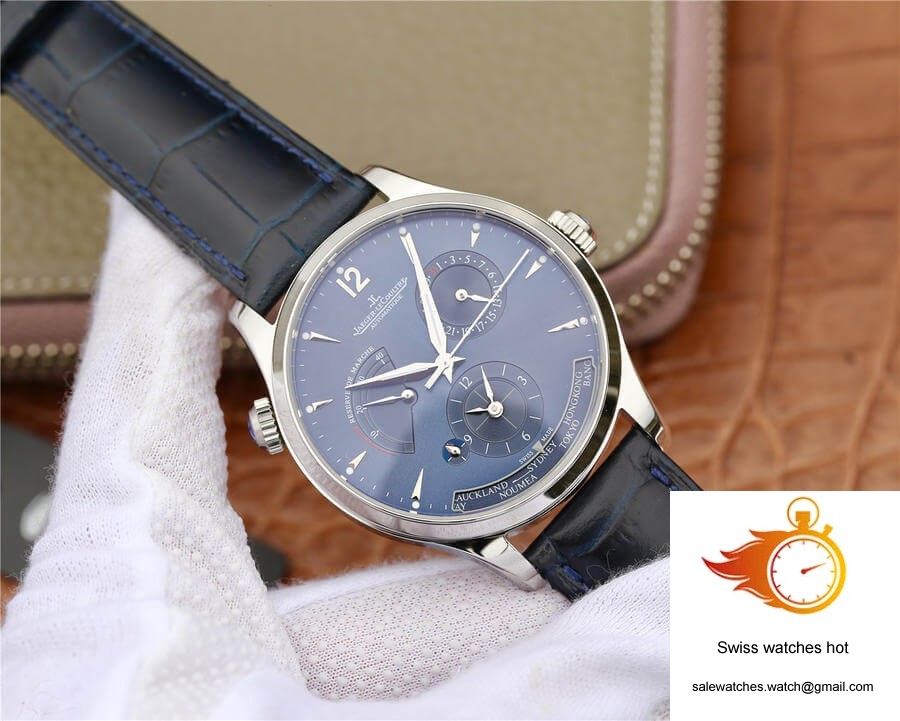 Jaeger LeCoultre Master 1422521 TWA Factory Blue Dial 2 Jaeger LeCoultre Master 1422521 TWA Factory Blue Dial 2