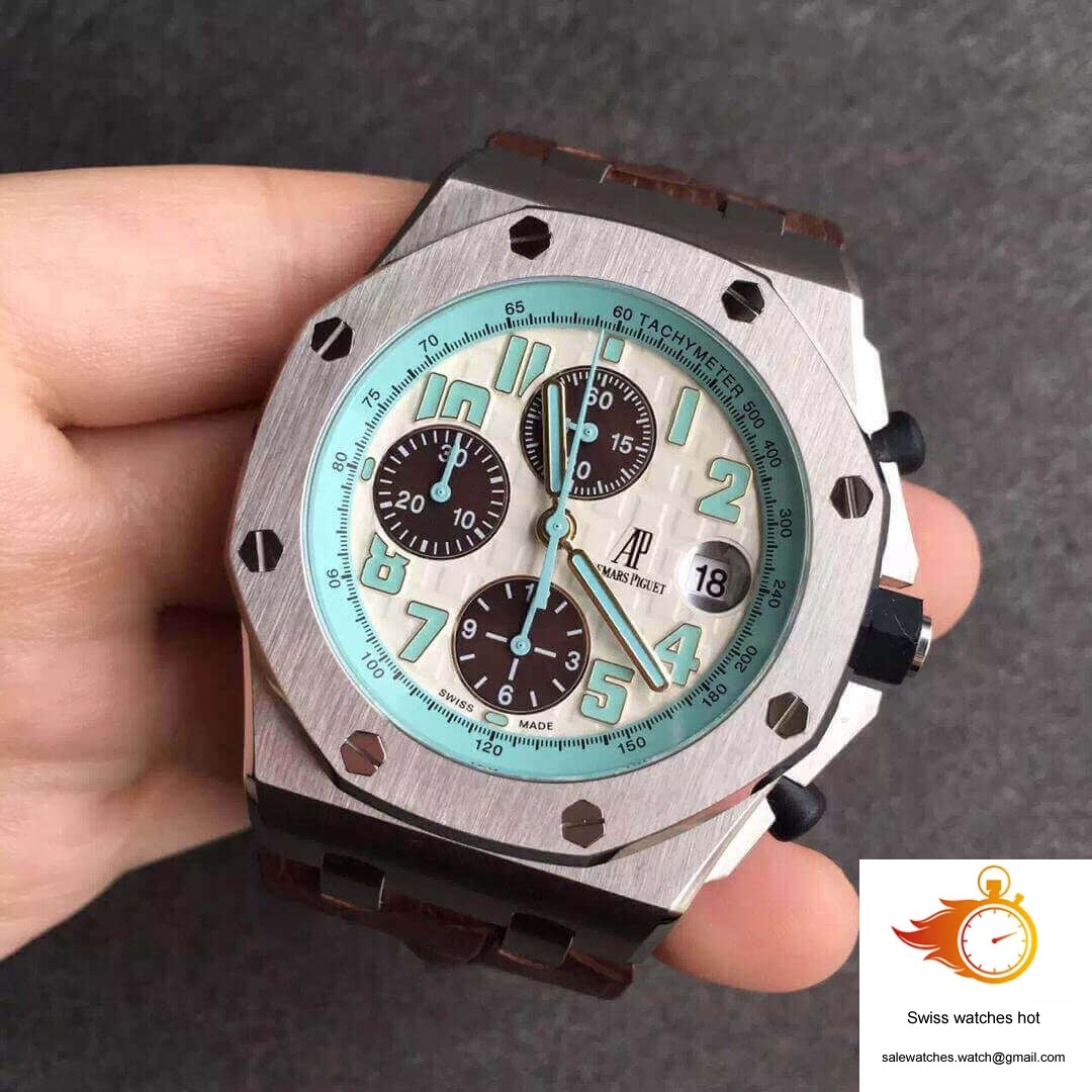 Audemars Piguet Royal Oak Offshore 26187ST.OO.D801CR.01 JF Factory White Dial 2 Audemars Piguet Royal Oak Offshore 26187ST.OO.D801CR.01 JF Factory White Dial 2