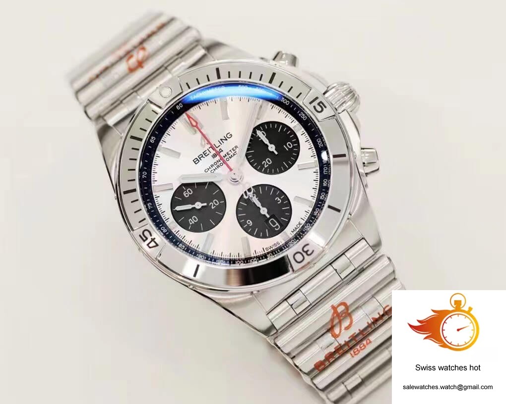 Breitling Chronomat AB0134101G1A1 GF Factory White Dial 2 Breitling Chronomat AB0134101G1A1 GF Factory White Dial 2