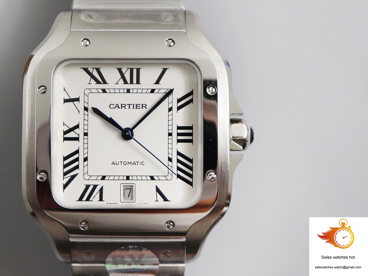 Cartier Santos WSSA0009 BV Factory White Dial 2 Cartier Santos WSSA0009 BV Factory White Dial 2