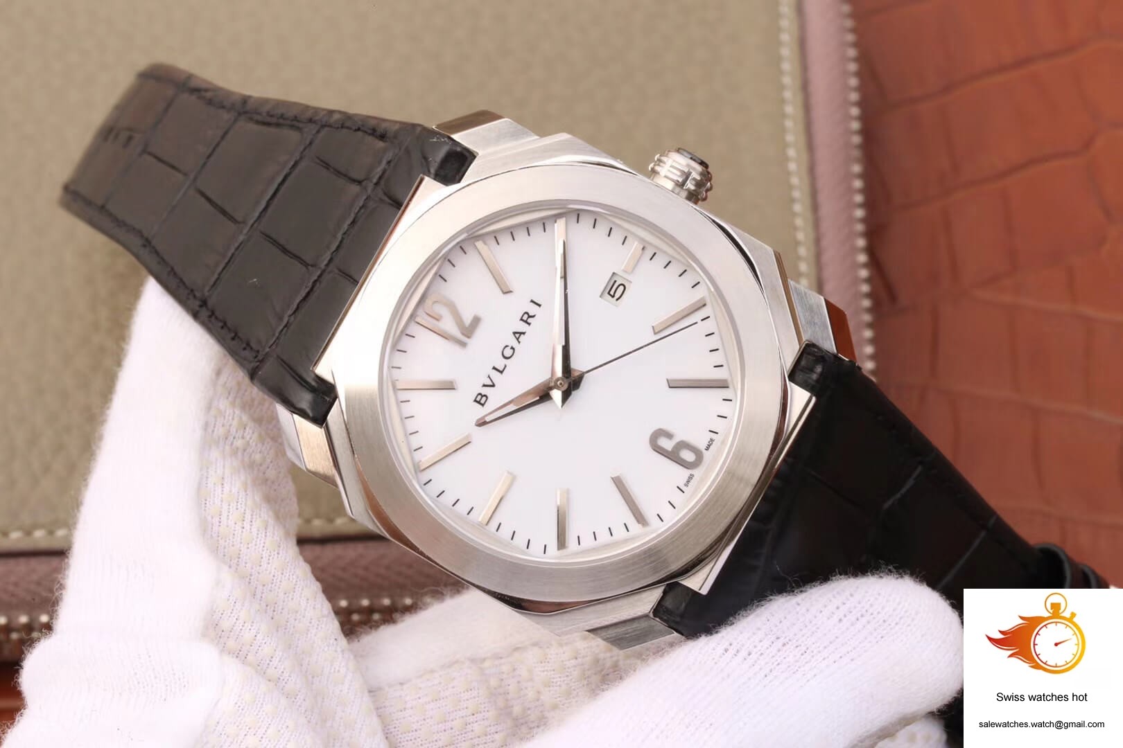 Bvlgari Octo 102779 OC41C6SLD White Dial 2 Bvlgari Octo 102779 OC41C6SLD White Dial 2