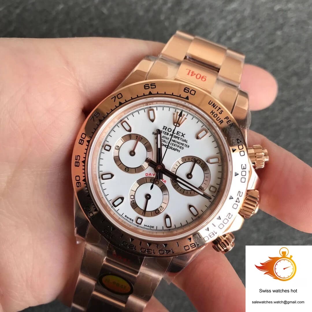 Rolex Daytona m116505-0010 Noob Factory White Dial 2 Rolex Daytona m116505-0010 Noob Factory White Dial 2