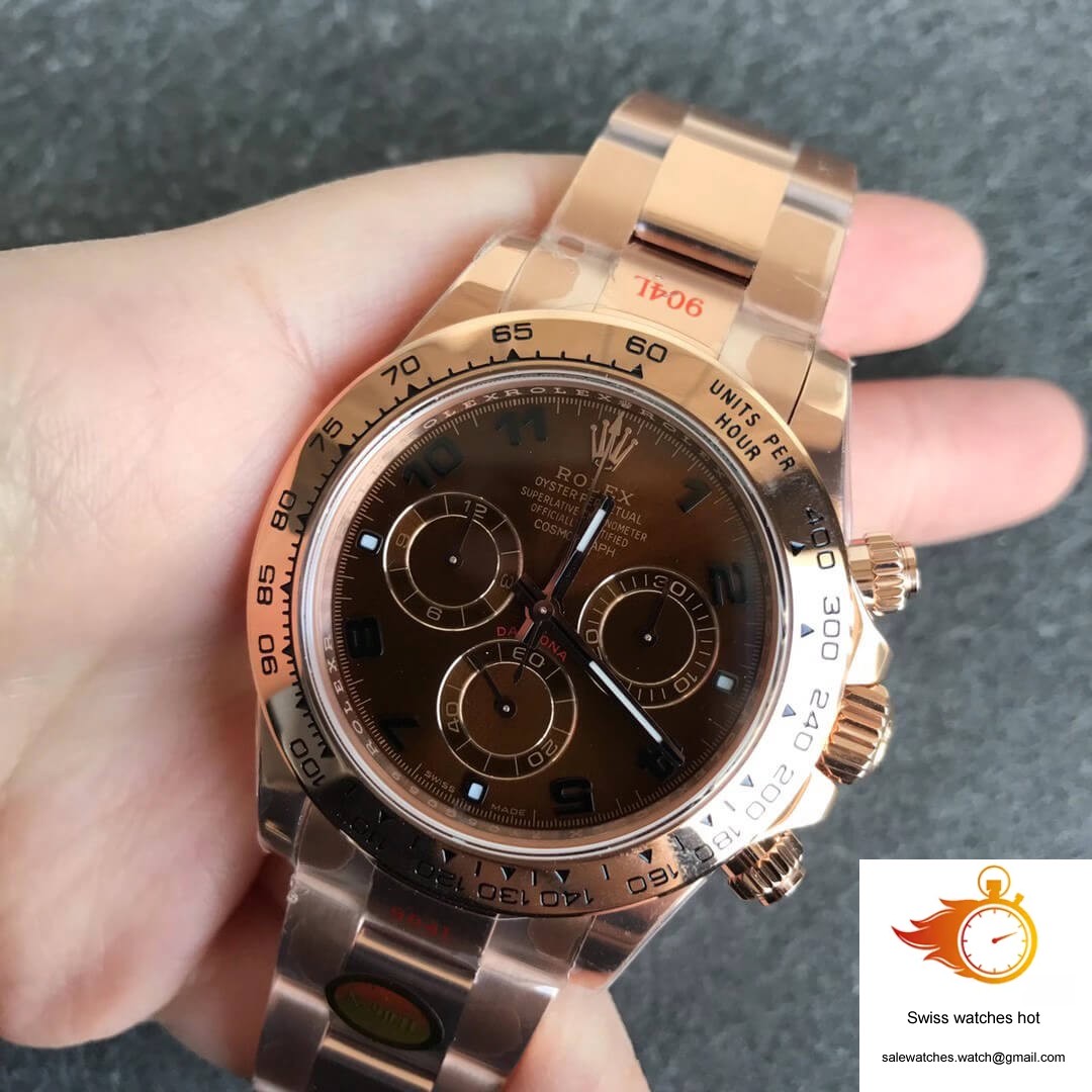 Rolex Daytona m116505-0011 Noob Factory Brown Dial 2 Rolex Daytona m116505-0011 Noob Factory Brown Dial 2