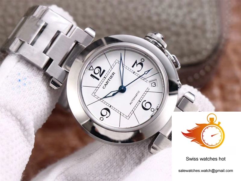 Cartier Pasha W31074M7 V9 Factory White Dial 2 Cartier Pasha W31074M7 V9 Factory White Dial 2