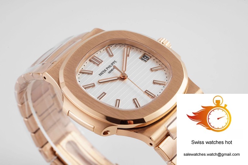 Patek Philippe Nautilus 5711/1R-001 PPF Factory V4 Rose Gold White Dial 2 Patek Philippe Nautilus 5711/1R-001 PPF Factory V4 Rose Gold White Dial 2