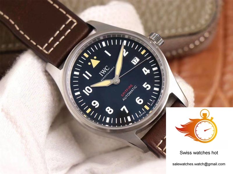 IWC Pilot Spitfire IW326803 MKS Factory Black Dial 2 IWC Pilot Spitfire IW326803 MKS Factory Black Dial 2