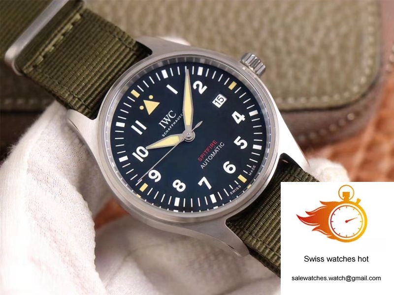IWC Pilot Spitfire IW326801 MKS Factory Black Dial 2 IWC Pilot Spitfire IW326801 MKS Factory Black Dial 2