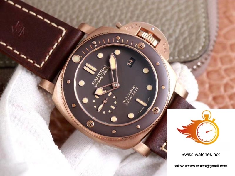 Panerai Submersible PAM00968 King of Bronze VS Factory Brown Dial 2 Panerai Submersible PAM00968 King of Bronze VS Factory Brown Dial 2