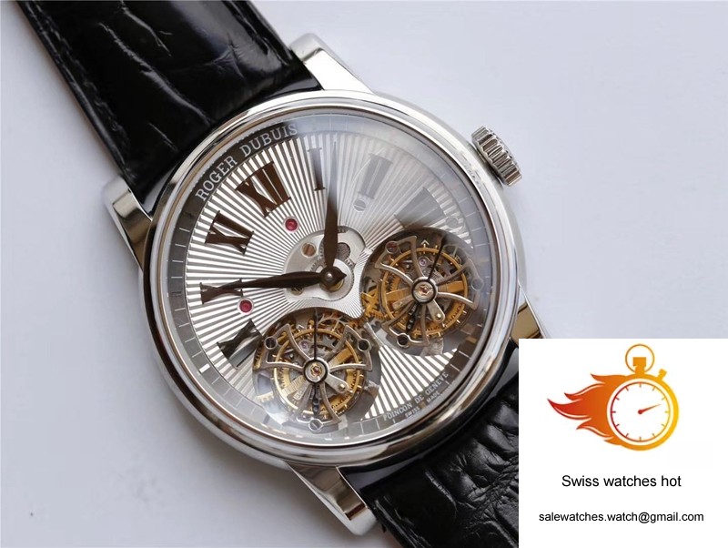 Roger Dubuis Hommage RDDBHO0562 Double Flying tourbillon JB Factory White Gold Case 2 Roger Dubuis Hommage RDDBHO0562 Double Flying tourbillon JB Factory White Gold Case 2