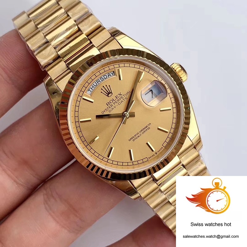 Rolex Day-Date M128238-0045 Yellow Gold EW Factory Champagne Dial 2 Rolex Day-Date M128238-0045 Yellow Gold EW Factory Champagne Dial 2