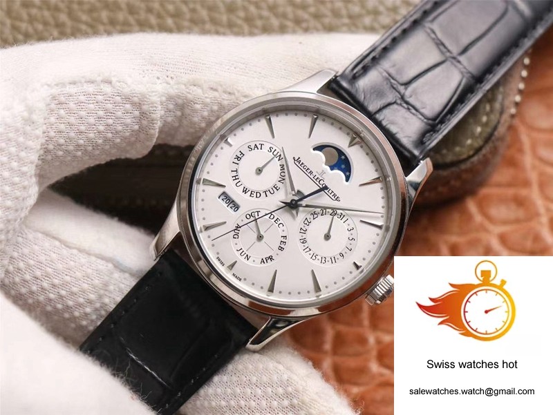 Jaeger-LeCoultre Master Ultra Thin Moon Perpetual Calendar 130842J V9 Factory White Dial 2 Jaeger-LeCoultre Master Ultra Thin Moon Perpetual Calendar 130842J V9 Factory White Dial 2