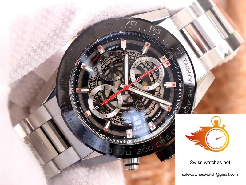 TAG Heuer Carrera CAR2A1W.BA0703 XF Factory Black Dial 2 TAG Heuer Carrera CAR2A1W.BA0703 XF Factory Black Dial 2